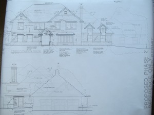Front of House:  Proposed Elevation